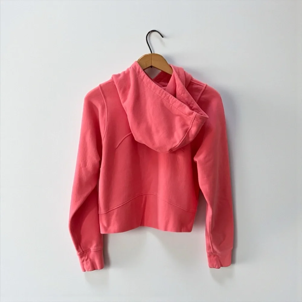 Lululemon Women’s Cropped Hoodie in Coral! Size 10! - Picture 3 of 5